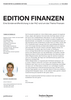 publicateur Mediadaten Edition Finanzen ET 15 09 2022 FAZ